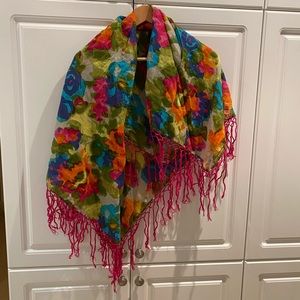 Anthropologie Miss Albright Cotton Scarf NWOT